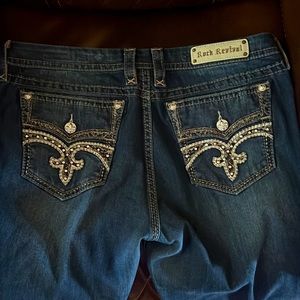 Rock Revival Easy Capri size 36 - Plus Sized Bling Jeans